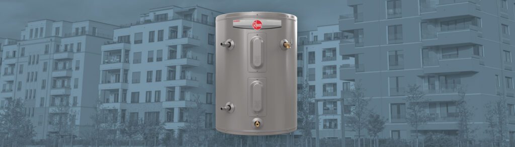 Rheem Electric (Lowboy) with Side Water Connections Delivers Installation Flexibility and Best-in-Class Performance