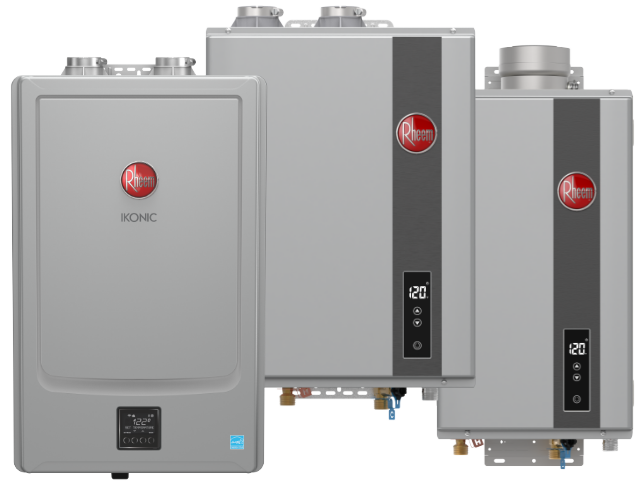 Rheem tankless water heaters