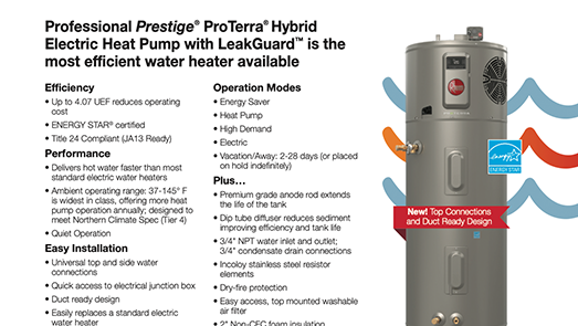 Hybrid Electric With LeakGuard Spec Sheet