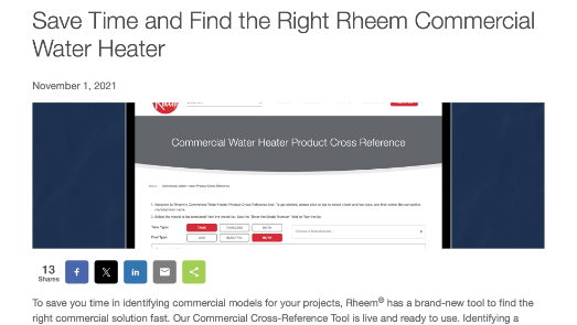 Save Time and Find the Right Rheem Commercial Water Heater Blog