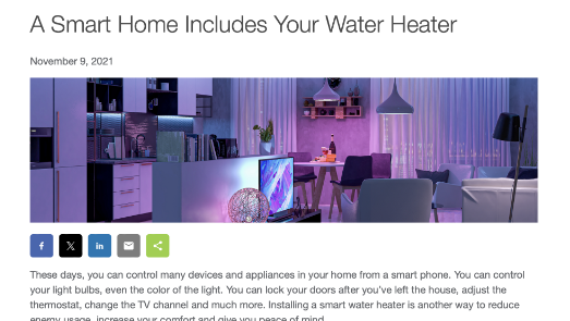 A Smart Home Includes Your Water Heater Blog